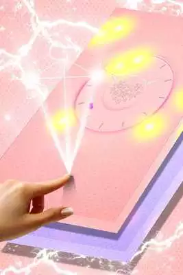 Play Pastel Colored Live Clock Wallpaper