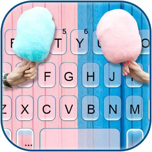 Play Pastel Cotton Candy Keyboard Background APK