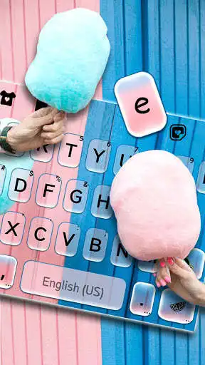 Play Pastel Cotton Candy Keyboard Background as an online game Pastel Cotton Candy Keyboard Background with UptoPlay