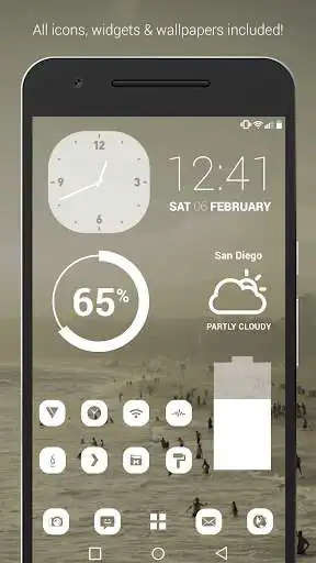 Play Pasty Pro - White Icon Pack  and enjoy Pasty Pro - White Icon Pack with UptoPlay