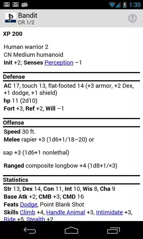 Play Pathfinder NPC Gallery