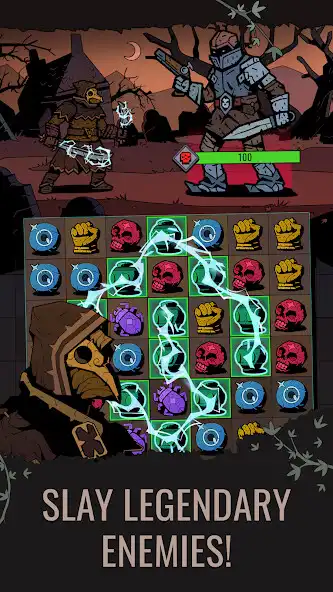 Play Path of Puzzles: Match-3 RPG as an online game Path of Puzzles: Match-3 RPG with UptoPlay
