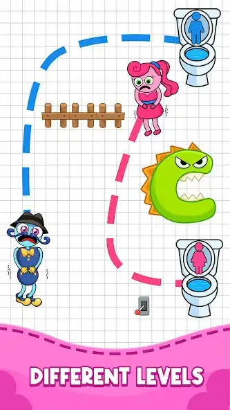 Play Path Toilet: Rush Race Puzzle as an online game Path Toilet: Rush Race Puzzle with UptoPlay