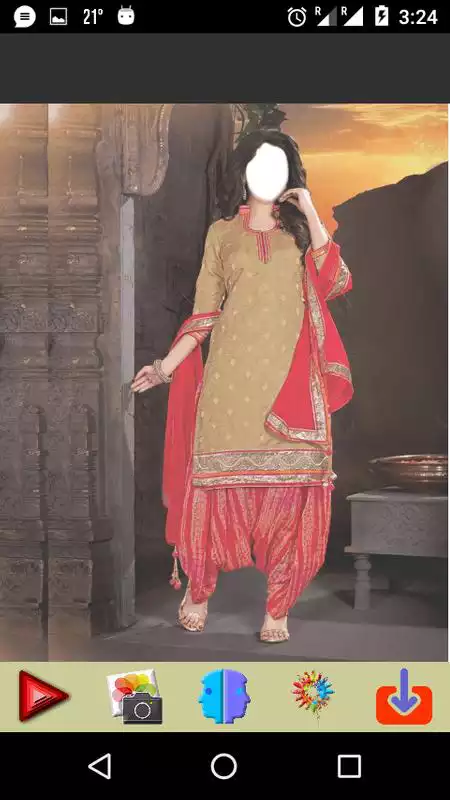 Play Patiala Shalwar Fashion Selfie