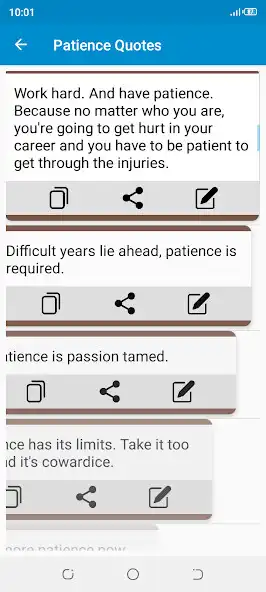 Play Patience Quotes App as an online game Patience Quotes App with UptoPlay