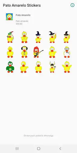 Play Pato Amarelo Stickers  and enjoy Pato Amarelo Stickers with UptoPlay