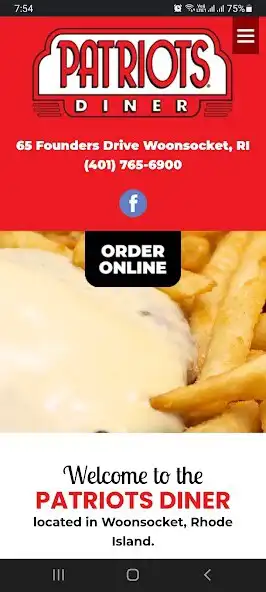 Play Patriots Diner as an online game Patriots Diner with UptoPlay