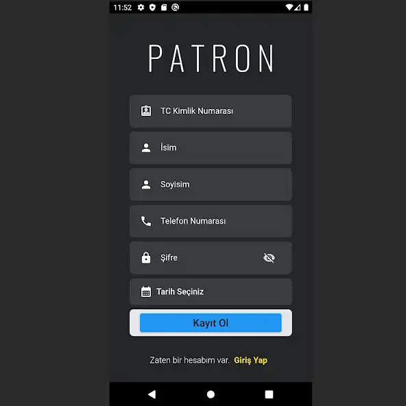 Play Patron App as an online game Patron App with UptoPlay