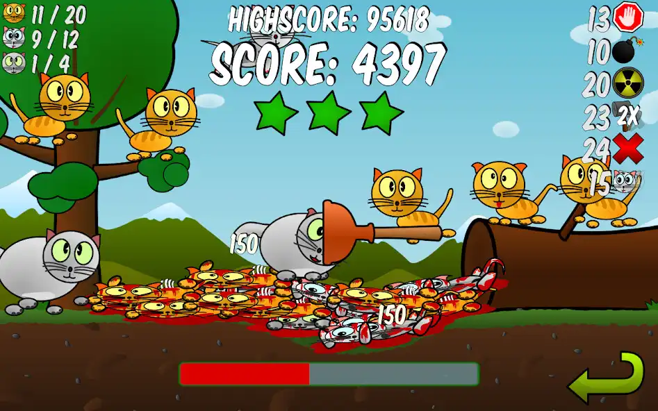 Play Pat the Cats as an online game Pat the Cats with UptoPlay