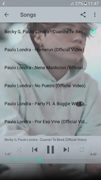 Play Paulo Londra - las mejores canciones sin internet as an online game Paulo Londra - las mejores canciones sin internet with UptoPlay