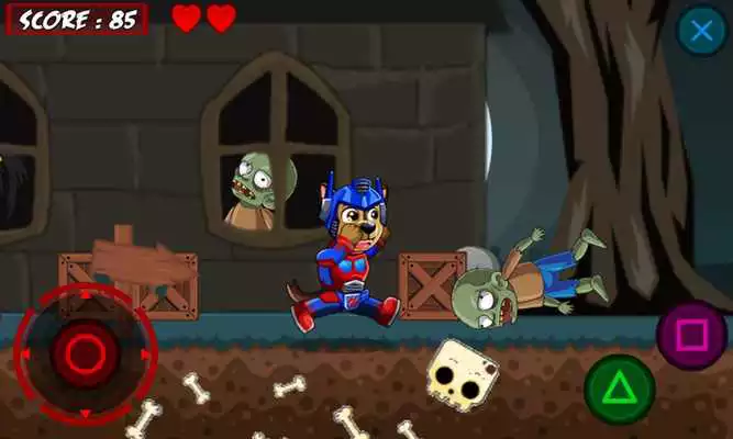 Play PAW Puppy Battle Zombie Patrol Games