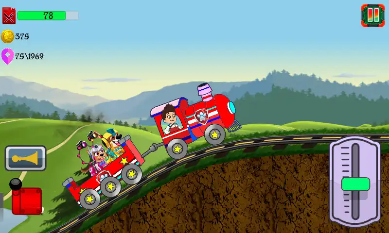 Play Paw Ryder Railway Adventures as an online game Paw Ryder Railway Adventures with UptoPlay