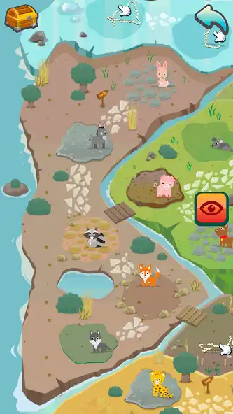 Play Paw Tracker - meet animals as an online game Paw Tracker - meet animals with UptoPlay