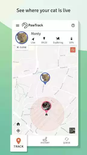 Play Pawtrack GPS Cat Tracking as an online game Pawtrack GPS Cat Tracking with UptoPlay