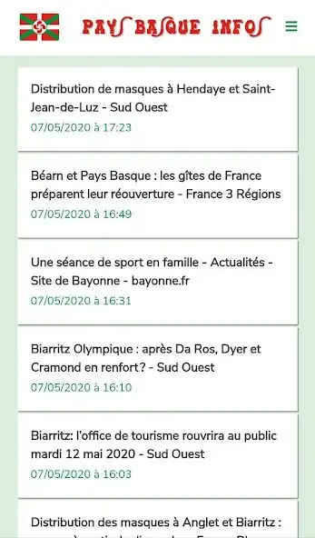 Play Pays Basque Infos  and enjoy Pays Basque Infos with UptoPlay
