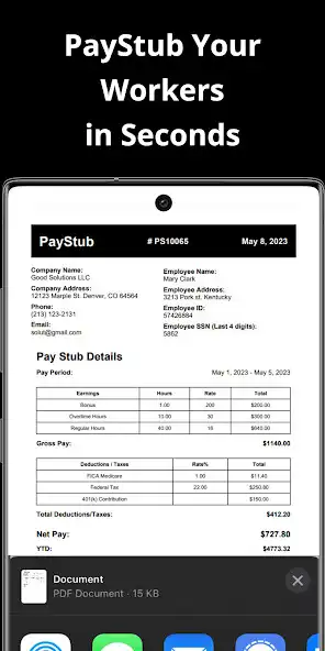 Play PayStub: PaySlip PDF Generator  and enjoy PayStub: PaySlip PDF Generator with UptoPlay