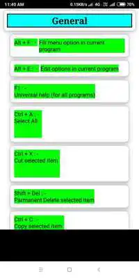 Play PC All shortcut Key