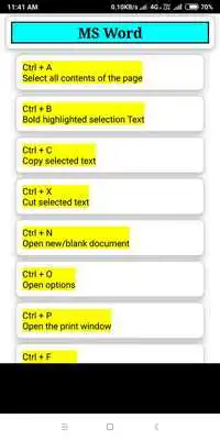 Play PC All shortcut Key