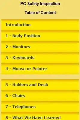 Play PC Safety Inspection Play PC Safety Inspection