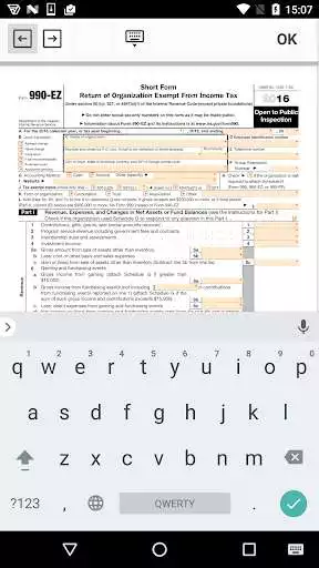 Play PDF Form 990 EZ for IRS: Sign Tax Digital eForm