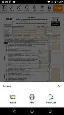 Play PDF Form 990 EZ for IRS: Sign Tax Digital eForm