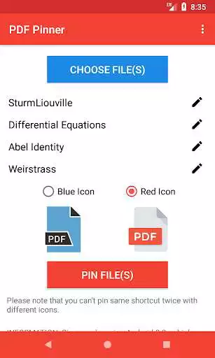 Play PDF Pinner: Pin PDFs To Home Screen as an online game PDF Pinner: Pin PDFs To Home Screen with UptoPlay