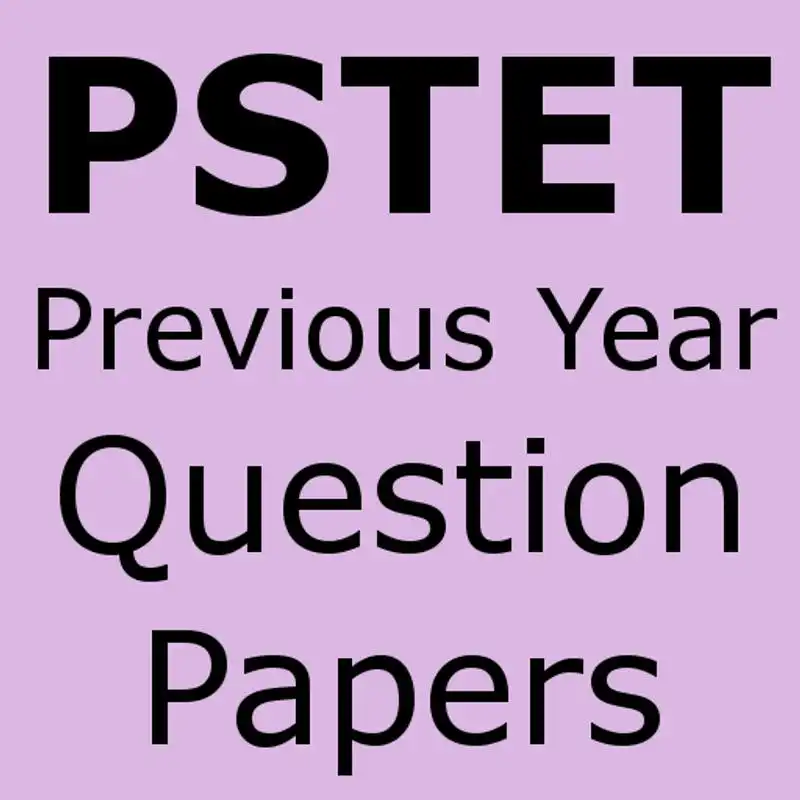 Play PDF Question papers - PSTET