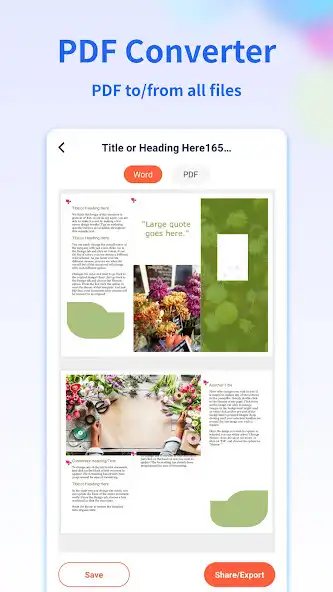 Play PDF to Word:PDF Maker  and enjoy PDF to Word:PDF Maker with UptoPlay