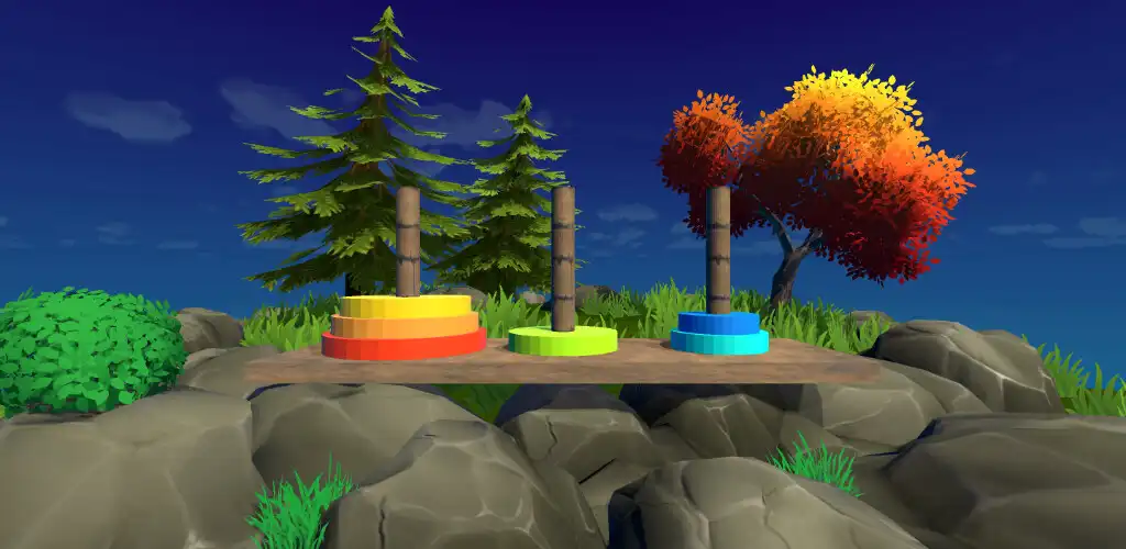 Play Peaceful Hanoi as an online game Peaceful Hanoi with UptoPlay