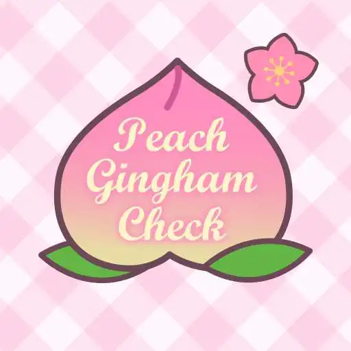 Free play online Peach Gingham Check Theme APK Free play online Peach Gingham Check Theme APK