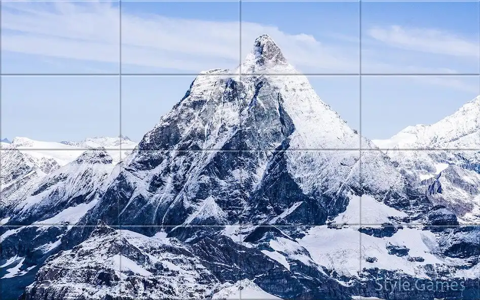 Play Peaks and Hills Puzzle as an online game Peaks and Hills Puzzle with UptoPlay