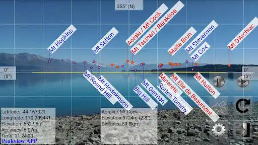Play Peakview - peak identification  and enjoy Peakview - peak identification with UptoPlay