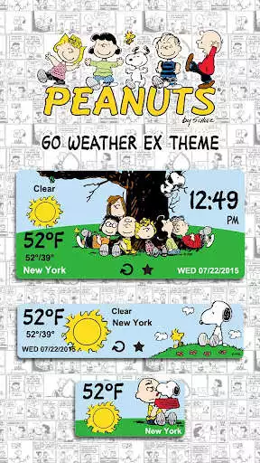 Play Peanuts Weather Widget Theme  and enjoy Peanuts Weather Widget Theme with UptoPlay
