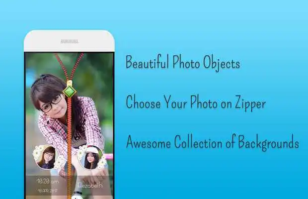 Play Pearl rose Zipper Lock Screen Play Pearl rose Zipper Lock Screen