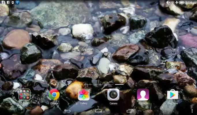 Play Pebbles Live Wallpaper