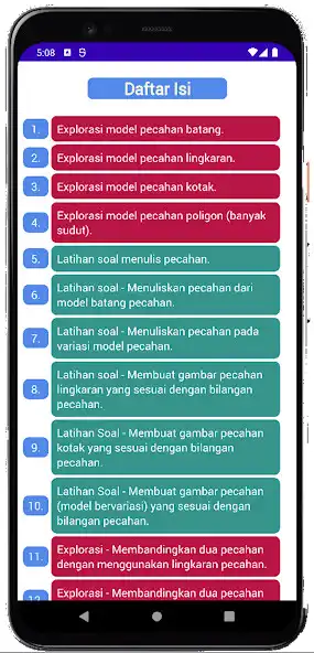 Play Pecahan Bagian 1 - lite as an online game Pecahan Bagian 1 - lite with UptoPlay