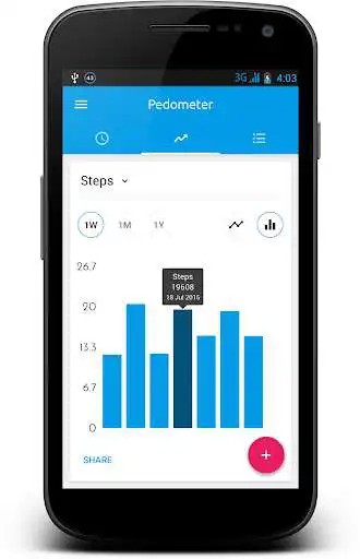 Play Pedometer and Step Counter for Walking and Running as an online game Pedometer and Step Counter for Walking and Running with UptoPlay