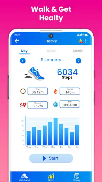 Play Pedometer App - Step Counter as an online game Pedometer App - Step Counter with UptoPlay