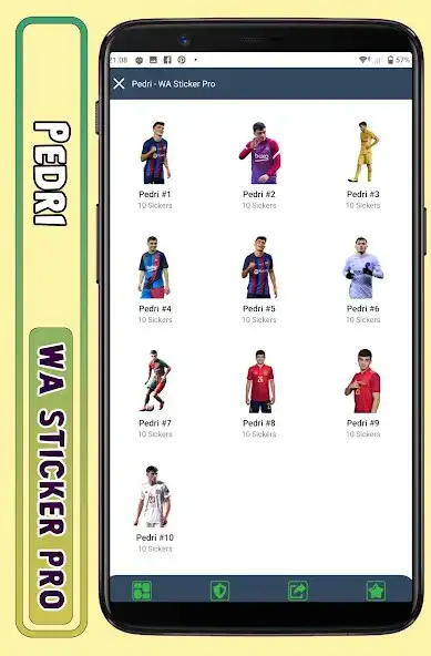 Play Pedri - WA Sticker Pro  and enjoy Pedri - WA Sticker Pro with UptoPlay