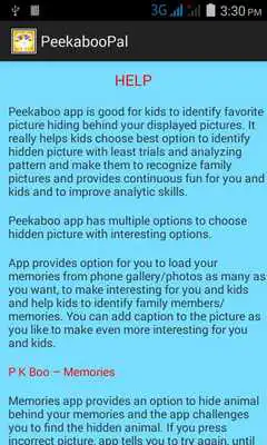 Play PeekabooPal