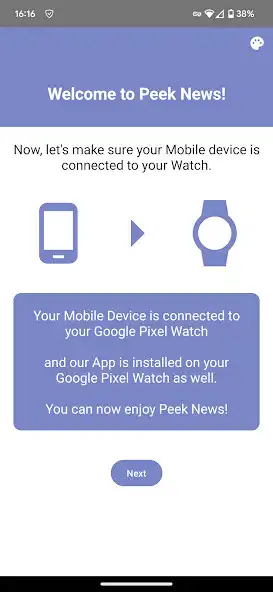 Play Peek News - Wear OS RSS Reader  and enjoy Peek News - Wear OS RSS Reader with UptoPlay