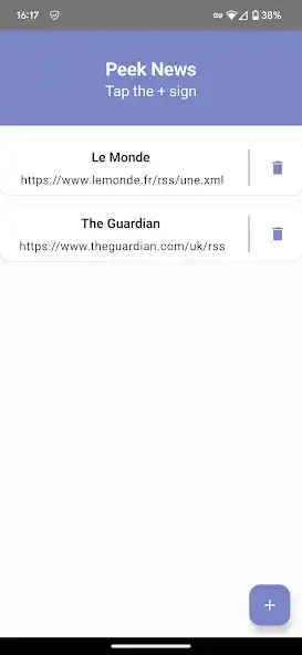 Play Peek News - Wear OS RSS Reader as an online game Peek News - Wear OS RSS Reader with UptoPlay