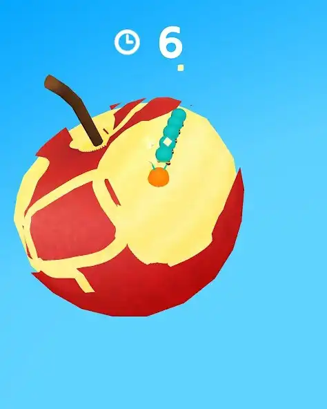 Play Peeling Worm as an online game Peeling Worm with UptoPlay