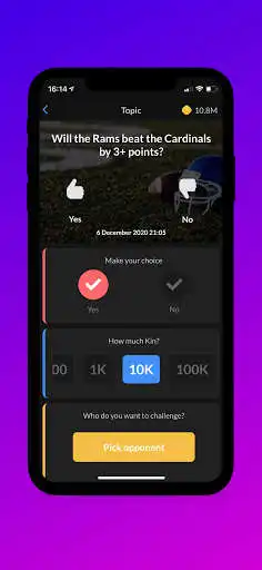 Play PeerBet - Sports prediction game as an online game PeerBet - Sports prediction game with UptoPlay