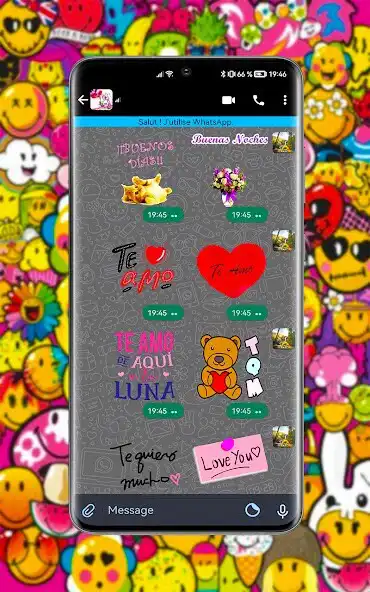 Play Pegatinas buenos días stickers as an online game Pegatinas buenos días stickers with UptoPlay