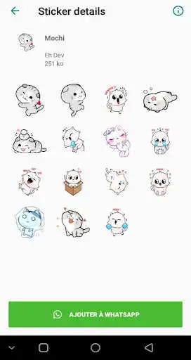 Play Pegatinas Mochi Peach WAStickerApps as an online game Pegatinas Mochi Peach WAStickerApps with UptoPlay