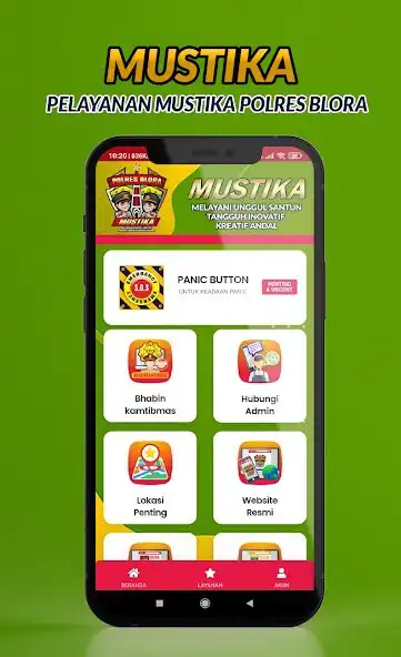 Play PELAYANAN MUSTIKA POLRES BLORA as an online game PELAYANAN MUSTIKA POLRES BLORA with UptoPlay