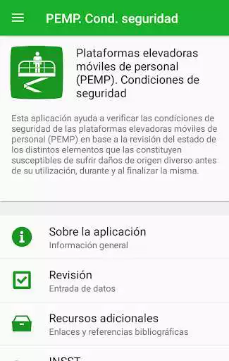 Play PEMP. Condiciones de seguridad