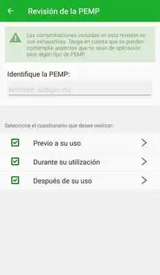 Play PEMP. Condiciones de seguridad