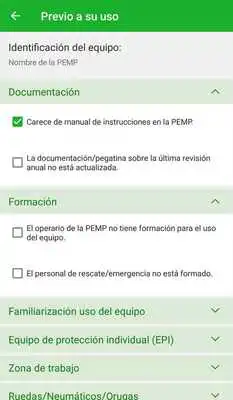 Play PEMP. Condiciones de seguridad
